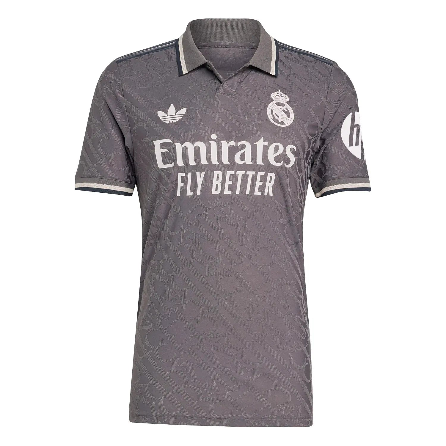 Maillot Authentique 24/25 Real Madrid Gris Graphite